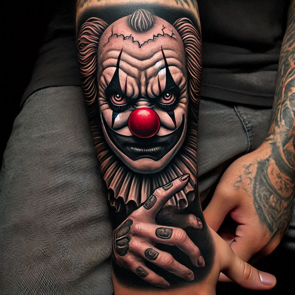 What Do Evil Clown Tattoos Really Symbolize